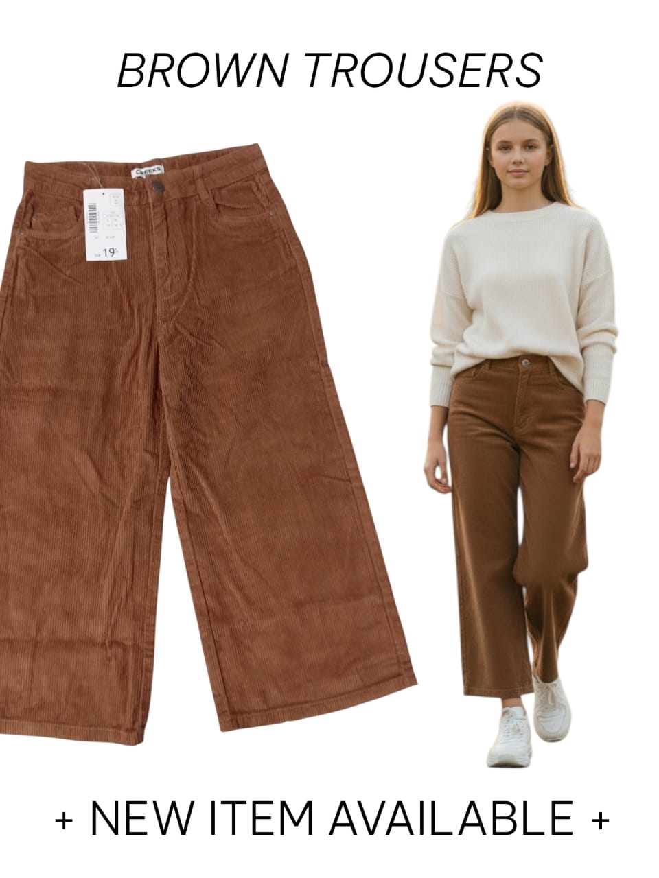 Creeks Premium Corduroy Pants (Girls Elite Collection)